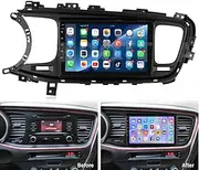 9 Inch Android 13 Car Stereo for Kia Optima 2011-2015 Touch Screen Car Radio GPS Navigation Multimedia MP5 Player Support AHD Camera Carplay/Android Auto 【2GB+32GB】 (for 32G)
