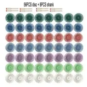 30Pcs 1'' Radial Bristle Disc Brush Assortment 80-2500Grit Mix Set F Rotary Tool