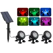 Solar Garden Lights Solar Pond Lighting RGB Solar Underwater Spotlight LED Pond Light