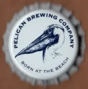 USA Plastic Lined Beer Crown Bottle Cap: Pelican Brewing