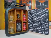 Oil Barrel Mini Bar Whiskey Lovers - Portable Whiskey Bar Cabinet