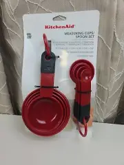 KitchenAid 9pc Measuring Cups and Spoons Red / FREE SHIPPING