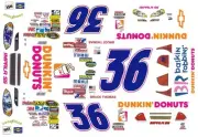 #36 Bruce Thomas Dunkin Donuts 1/64th HO Scale Slot Car Decals