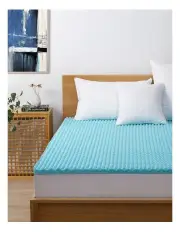 [Dreamaker] Gel Infused Convoluted Memory Foam Underlay in Blue