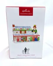Hallmark Keepsake Ornament 2023 Buddy Elf Crazy Christmas Cheer Light Sound