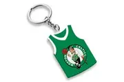 Boston Celtics NBA Basketball Rubber Keyring with Team Logo Screen Print