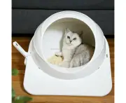 Cat Litter Box Pet Large Enclosed Toilet