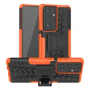 MCC Heavy Duty Samsung Galaxy S22 Ultra 5G Shockproof Case Cover S908 [Orange]