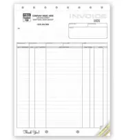 500 Classic Shipping Invoices - Large Format / Nebs Deluxe No. 122 / 3 Part