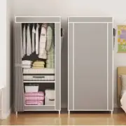 Dustproof Wardrobe Portable Storage Cabinet Large Capacit Removable Closet Organ