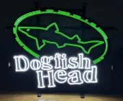 Dogfish Head Brewery Logo LED Lighted Sign Bright Craft Beer Sign New