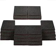Non Slip Furniture Pads 20 PCS - 2" Premium Furniture Mat- Rubber Pads Furniture Foot Best Wood Floor Protective Cover-Ideal Non-Skid Furniture Pads