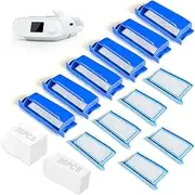 52PCS CPAP Filters for Philips Respironics Dreamstation Filters Supplies, Include 6 Assembled Filters for Philips Respironics Dreamstation Filter Accessories, 20 Ultra-fine Filters+20 Foam Filters