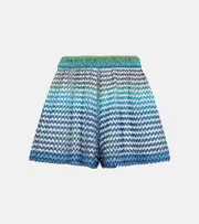 [Missoni Mare] Missoni Mare Jacquard shorts AU 6 blue