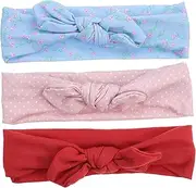 CIMAXIC 3Pcs Cloth Headbands for Newborns Soft Elastic Hair Accessories for Photography and Festivals Comfortable Design for Boys
