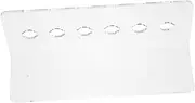 KAILIKETIY Wall Mounted Scissors Storage Holder Transparent Slot Hairdresser Shear Rack for Organizing Salon Tools Durable and Practical Design for Home and Professional Use