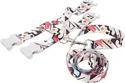 Levemolo Rope Lightweight Decorative Cat Harness for Comfortable Outdoor Walking Leash for Kittens and Dogs Flexible and Wear Resistant Portable Design