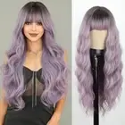 Cosplay Lolita Blonde Wig With Bangs Ombre Brown Blonde Wig for Women
