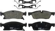TRW Pro TRC1904 Disc Brake Pad Set For Jeep Grand Cherokee 2016-2020, Front, And Other Applications