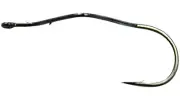 Mustad Super Death1X Strong Soft Plastics, Forged - 2, Black/Nickel