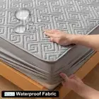 Waterproof Thicken Mattress Cover Pad Protector Washable Jacquard Fitted Sheet