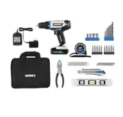 HART 20-Volt 36-Piece Kit, Cordless 3/8-inch Drill, 1.5Ah Lithium-Ion Battery