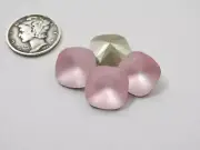 Light Rose Matte F (12mm) Swarovski 4470 Cushion Cut Stone