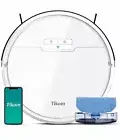 Tikom G8000 Pro Mopping Function Robotic Vacuum Cleaner Carpet Hard Floor White
