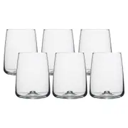 6pc Ecology Ida Stemless Wine Glasses Drinking Cup Tableware 530ml Clear