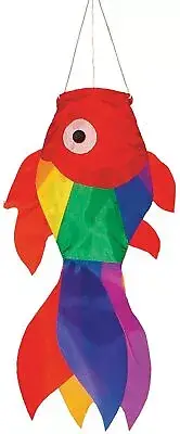 15" Rainbow Damsel Windsock by In the Breeze #4968