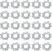 [YUUHJUN] 25 PCS 4 Inches Lazy Susan Hardware, Zinc-Plated Swivel Plate, Square Rotating Bearing Turntable for Serving Trays, Kitchen Storage Racks, Craft Project