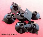 * Windshield Mount Bracket + 6 BLK Cups For The Cobra Radar Detector Most Models