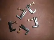 100 PCs of Violin fine tuners 4/4 black and gold color fiddle string adjusters