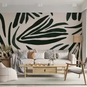 [Namly Design] Wall Paper - Abstract Leaf Pattern