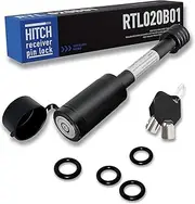 RETRUE Hitch Receiver Pin Lock, 5/8" Dia Locking Hitch Pin Fits 2 and 2-1/2 Inch Receiver Towing Hitch Pins for Trailer Truck Bike Rack Tray Ball Tow Rope, Anti-Theft