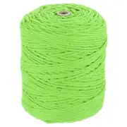 Natural Macrame Cord 3mm x 328 Yards Cotton Macrame Rope, Apple Green