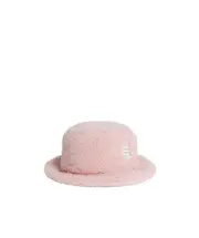 shearling bucket hat S,M Pink
