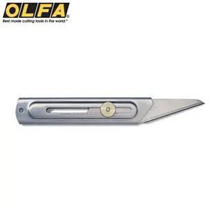 耀您館★日本OLFA不鏽鋼工藝刀CK-2木工刀 Craft Knife 嫁接刀 尖尾刀 輕便小刀 日本OLFA正品 採樣刀 全金屬刀具