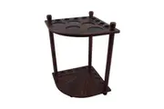 Forumla Sports 8 Billard Snooker Pool Cue Rack Stand Ball Holder Maghonry 50.5cm