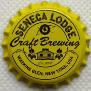 USA Plastic Lined Beer Crown Bottle Cap: Seneca Lodge Brewing