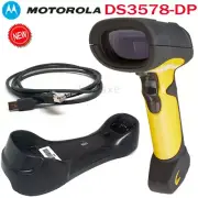Symbol Zebra DS3578-DP 2D Bluetooth Barcode Scanner USB Kit W/ Cradle & Battery