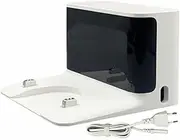 Charging Dock Station Base Charging Dock with Plug. Compatible for Dreame D10S/D10S Pro/D10S PLUS/D10 Plus Robot Vacuum Cleaner Accessories (Color : White with Plug)