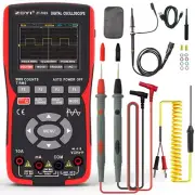 Digital Oscilloscope Multimeter AC/DC Volt Ohm Meter Ammeter Auto Range BLACK