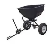 Fertiliser Spreader By Pulling Rubberized Capacity 56 KG
