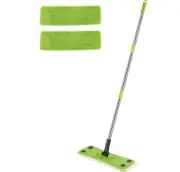 Qimedo Wet/Dry Sweeper Mop,Flat Mops for Floor Cleaning with 49-Inch Handle,...