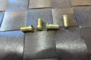 JAEGER LECOULTRE VINTAGE 540/528 ATMOS CLOCK TOP FRAME SCREW #3599 PART PER SET