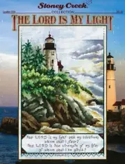 THE LORD IS MY LIGHT-CROSS STITCH SAMPLER CHART-STONEY CREEK