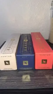 Nespresso Vertuo Almond Croissant, Unforgettable DE, Peanut & Sesame