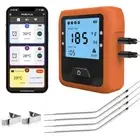 Bluetooth Wireless Meat Thermometer Digital with 4 Probes，Instant Read Oven F...