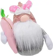 Abaodam Easter Bunny Gnome Doll Cute Plush Rabbit Gnome for Easter Decorations Charming Design Loved Ones Versatile Use Home Office Car